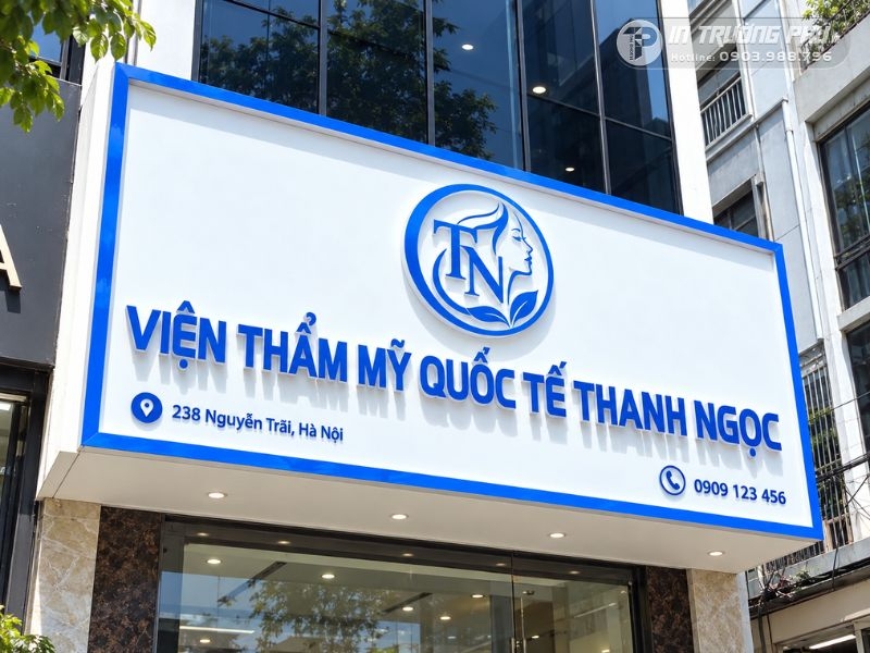 mẫu biển spa chữ nổi đẹp