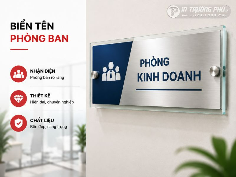 Biển t&ecirc;n ph&ograve;ng ban
