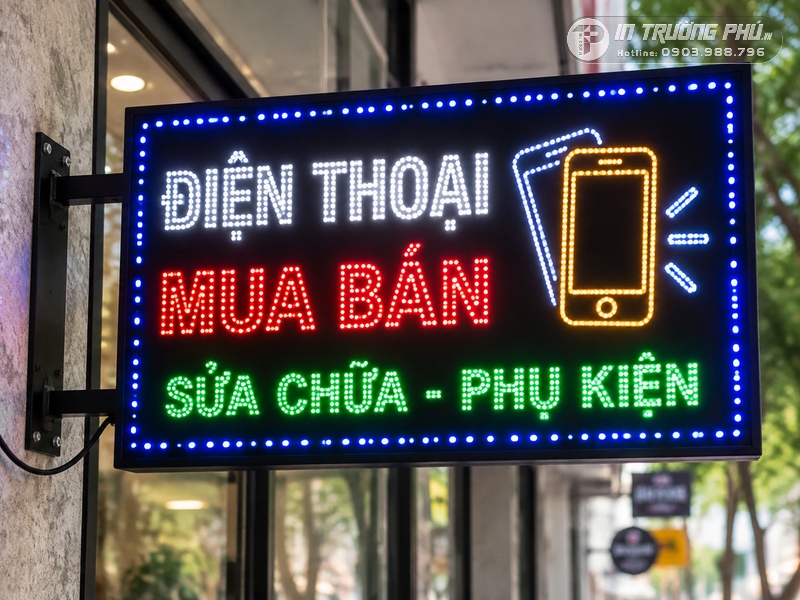 Biển vẫy quảng c&aacute;o điện thoại