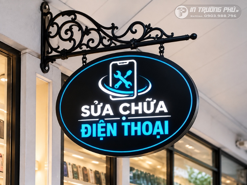 Biển vẫy quảng c&aacute;o điện thoại