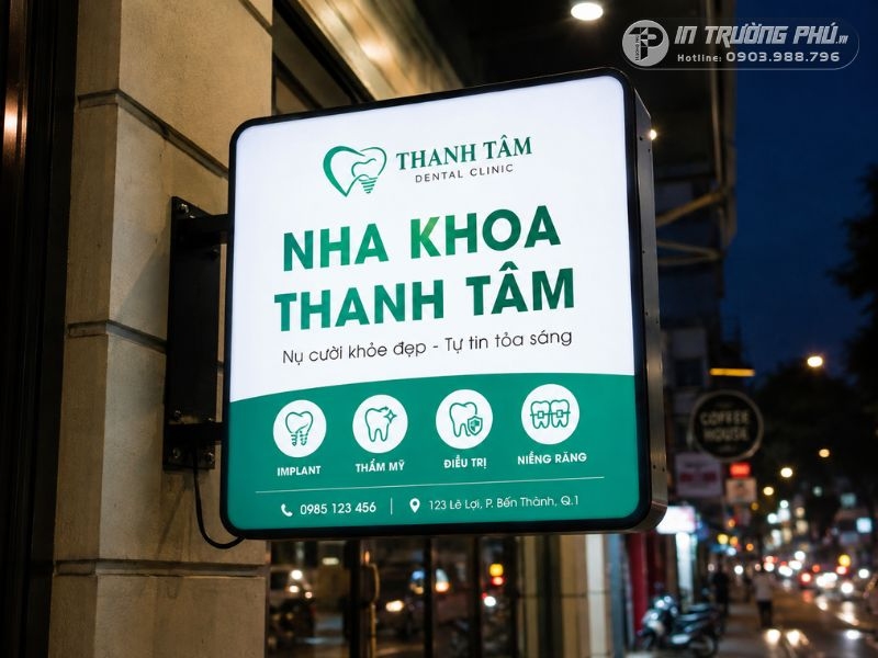 hộp đ&egrave;n led tr&ograve;n