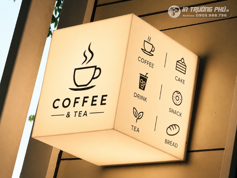 hộp đ&egrave;n led viền