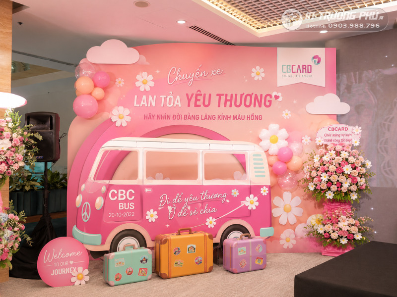 In backdrop sự kiện