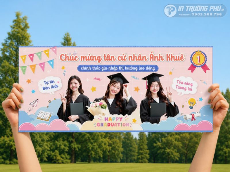 In banner