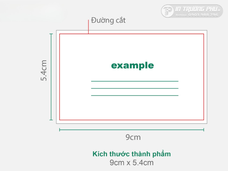 In card visit dập nổi