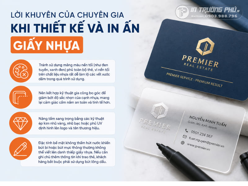 Lời khuy&ecirc;n của chuy&ecirc;n gia khi thiết kế v&agrave; in ấn giấy nhựa