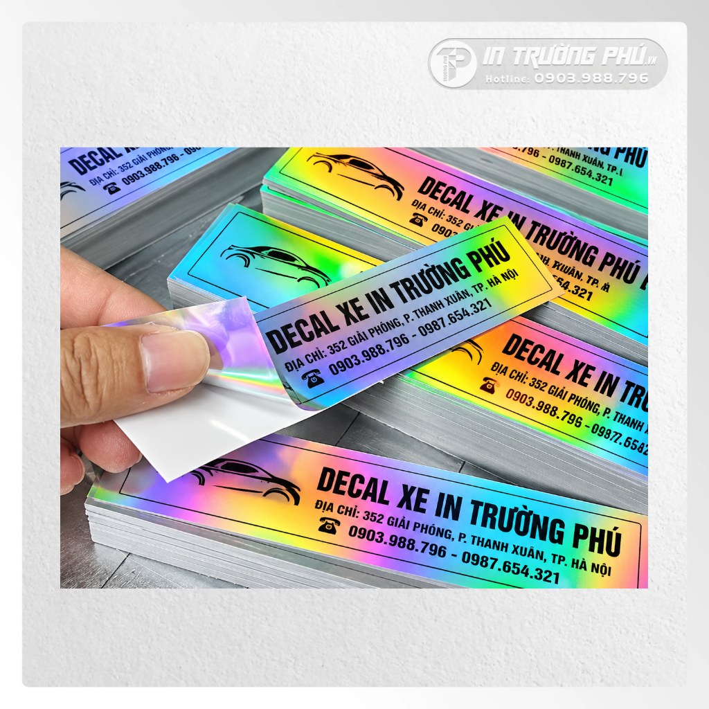 In Decal Dán Xe Theo Yêu Cầu