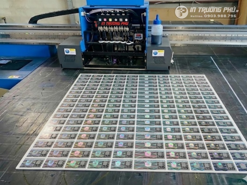 Hệ thống m&aacute;y in tem xi bạc kỹ thuật số hiện đại
