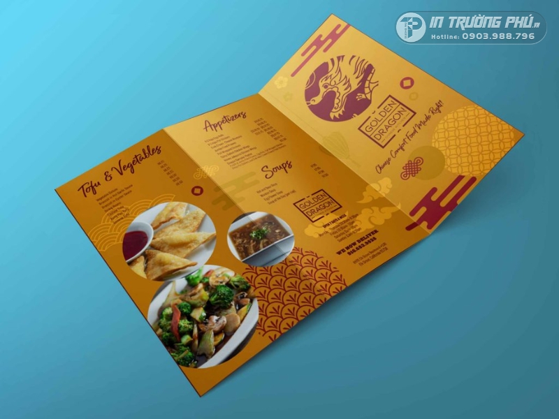 Menu pizza với thiết kế vintage