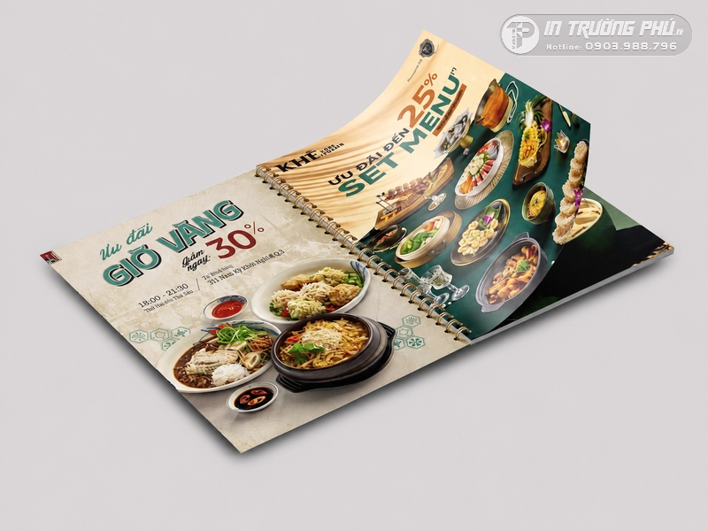 In menu nhựa