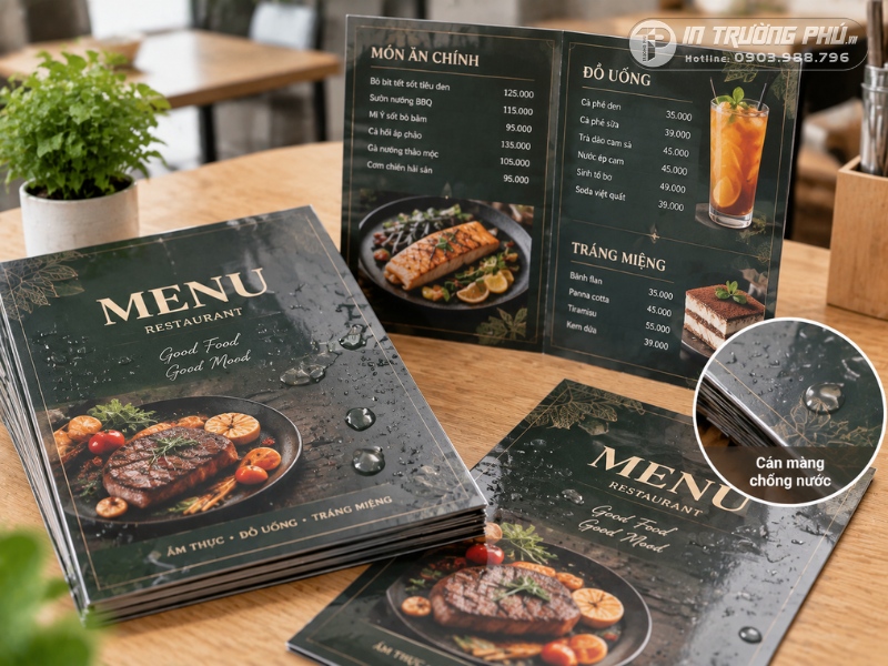 in menu hải ph&ograve;ng