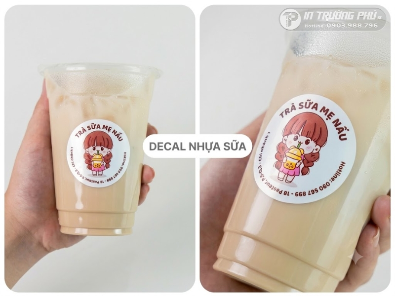 Nh&atilde;n bao b&igrave; decal nhựa In Trường Ph&uacute;