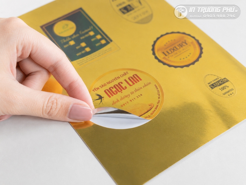 H&igrave;nh ảnh In Tem Nh&atilde;n Số Lượng &Iacute;t