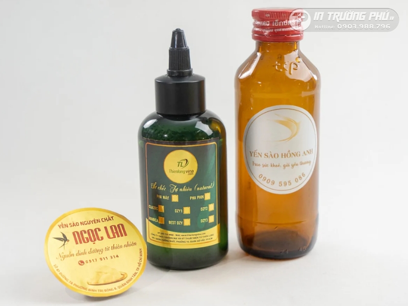 Nh&atilde;n decal xi v&agrave;ng bạc In Trường Ph&uacute;