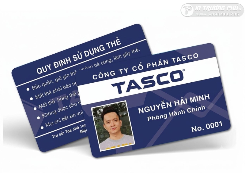 In thẻ nh&acirc;n vi&ecirc;n hải ph&ograve;ng