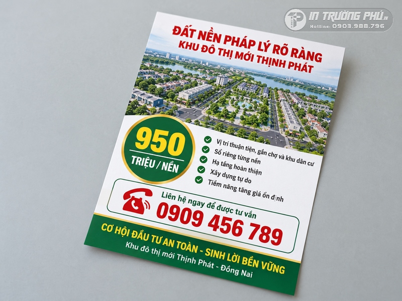 Tờ rơi d&aacute;n tường