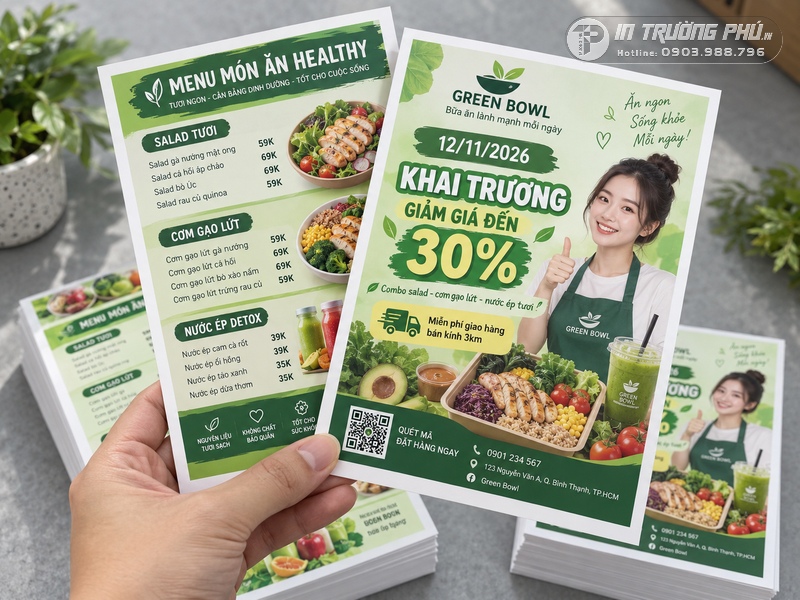 Tờ rơi d&aacute;n tường