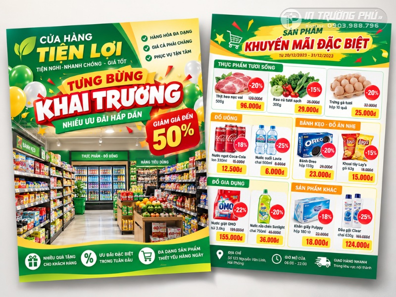 In tờ rơi si&ecirc;u thị