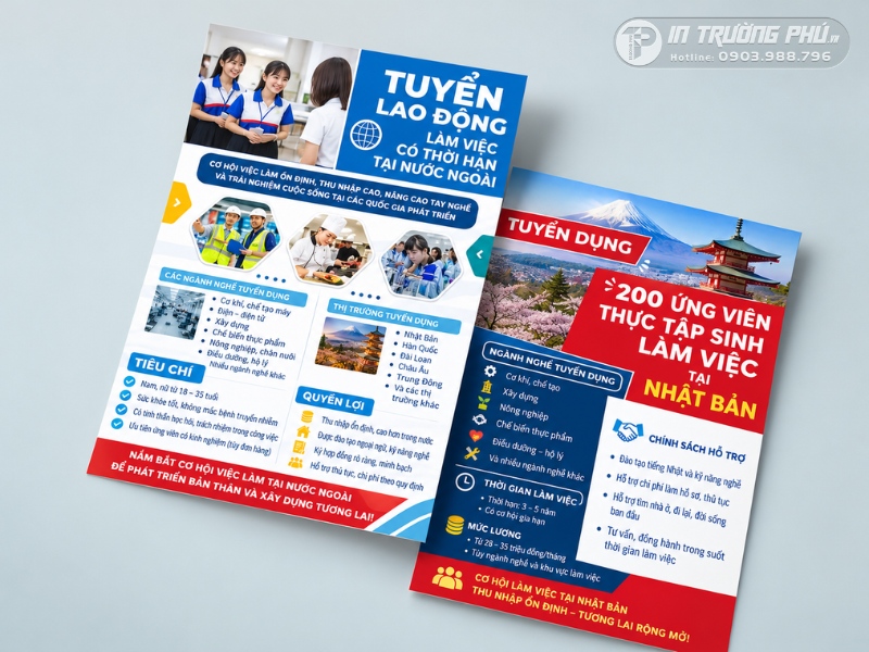 In tờ rơi tuyển dụng