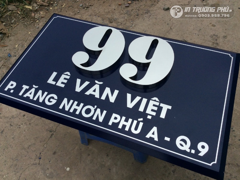 L&agrave;m biển số nh&agrave; tại hải ph&ograve;ng