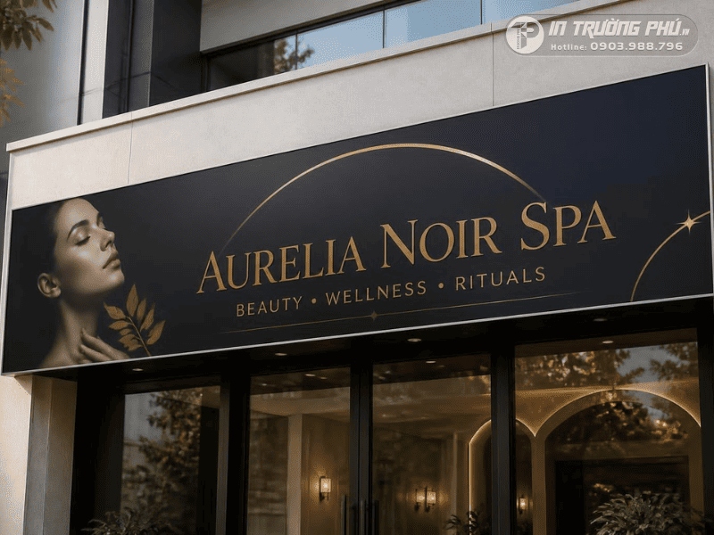 mẫu biển bạt spa đẹp