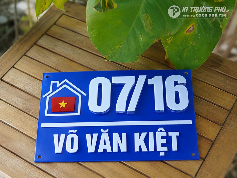 mẫu biển số nh&agrave; biệt thự