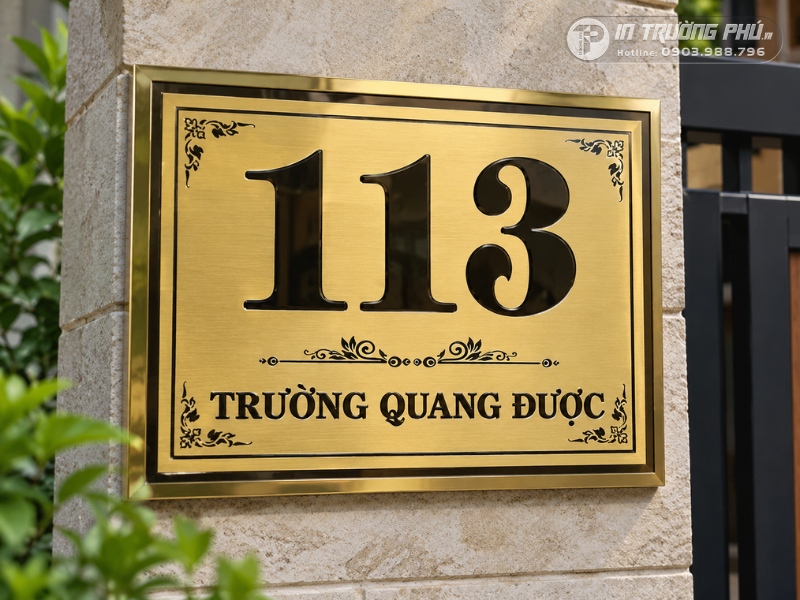 mẫu biển số nh&agrave; biệt thự