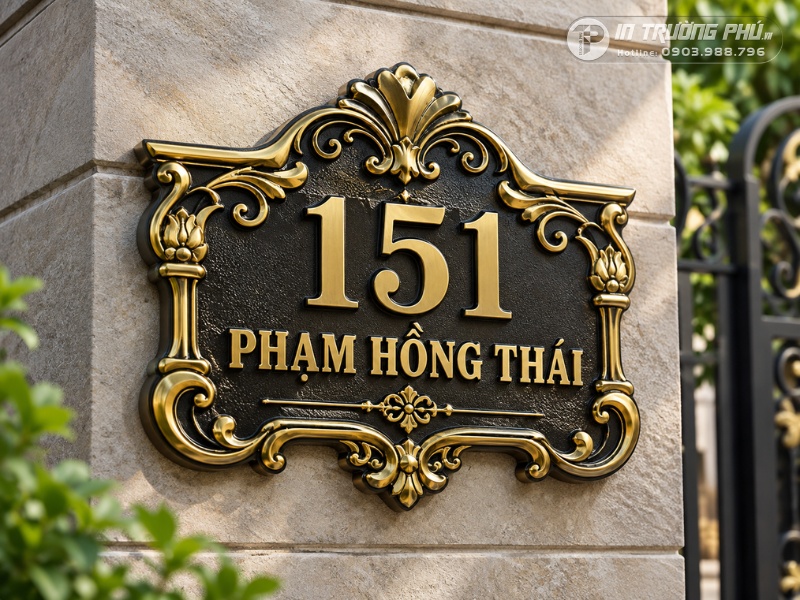 mẫu biển số nh&agrave; biệt thự