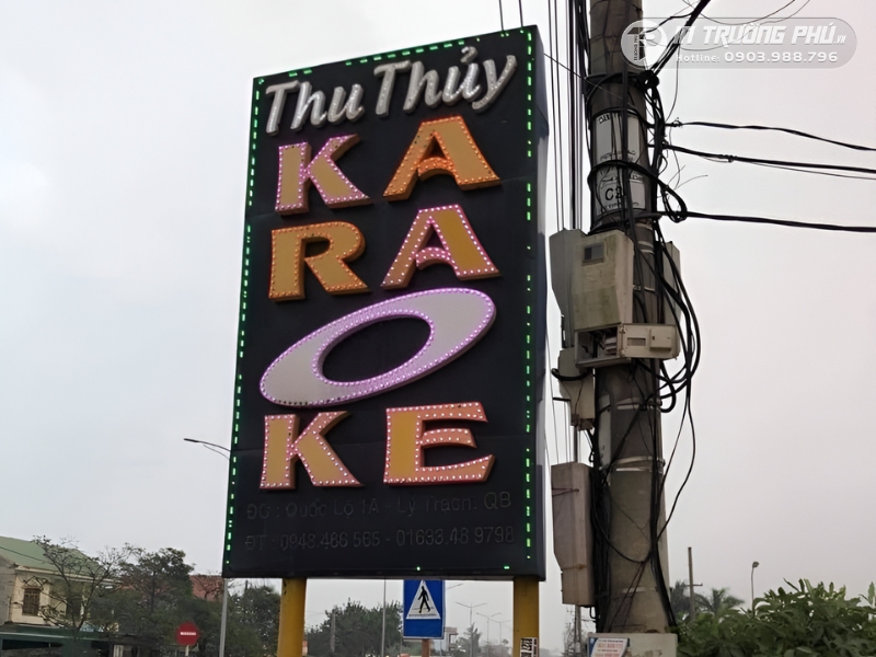 biển vẫy karaoke