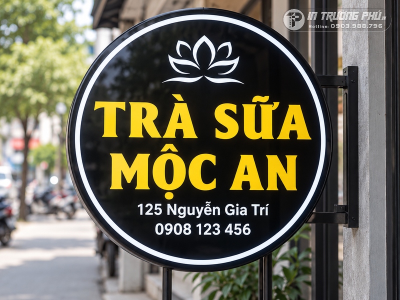 Biển vẫy qu&aacute;n tr&agrave; sữa