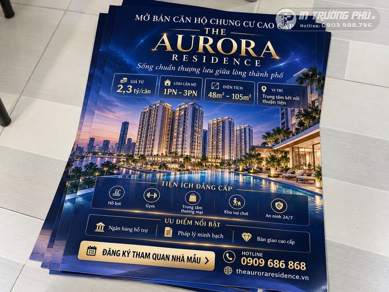 Mẫu poster nh&agrave; đất