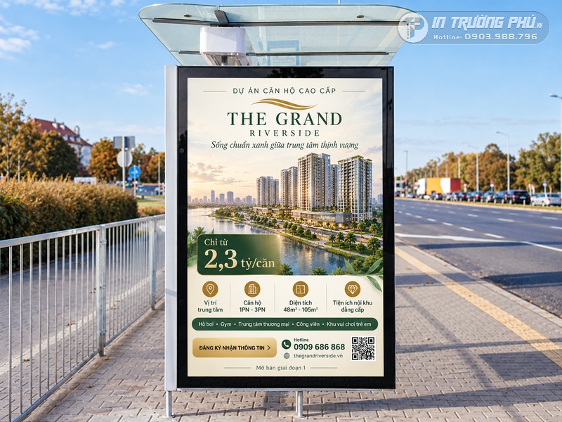 Mẫu poster nh&agrave; đất