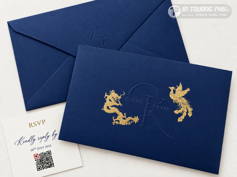 Mẫu thiệp cưới sang trọng