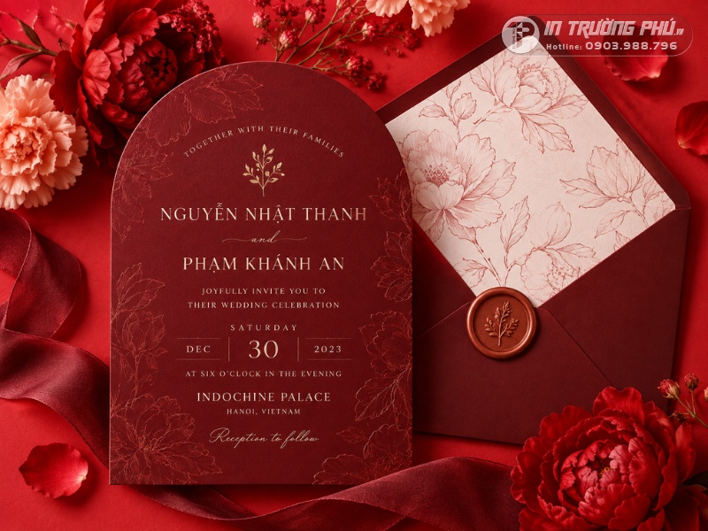 Mẫu thiệp cưới đẹp sang