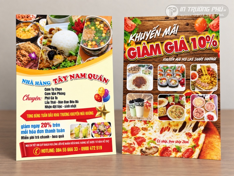 Mẫu tờ rơi khai trương