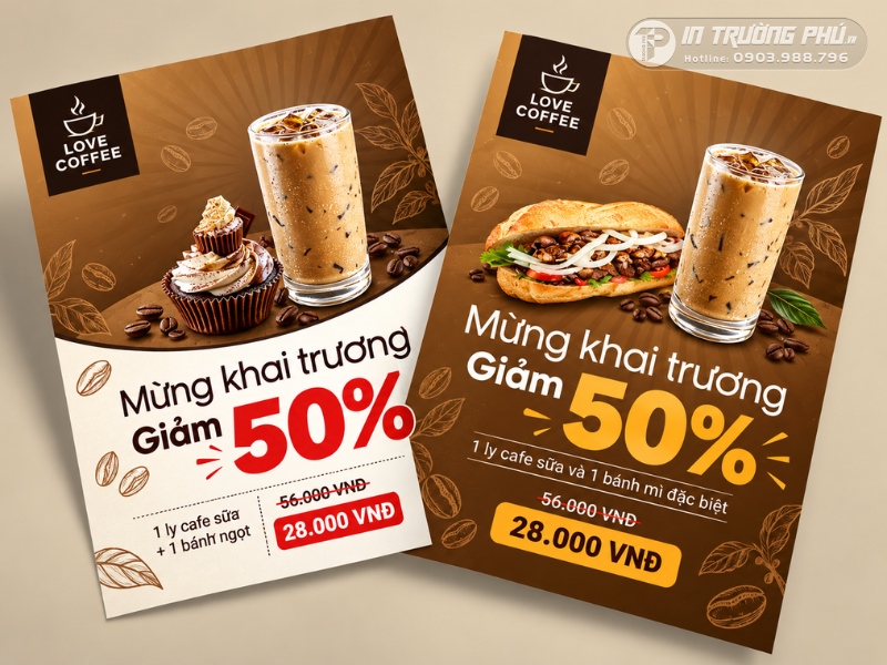 Mẫu tờ rơi khai trương