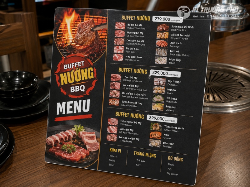 Menu bồi formex