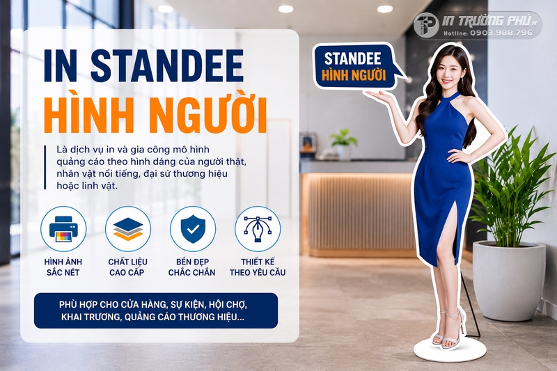 Standee h&igrave;nh người