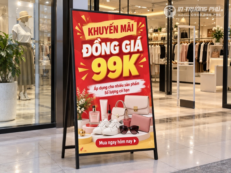 Standee khuyến m&atilde;i