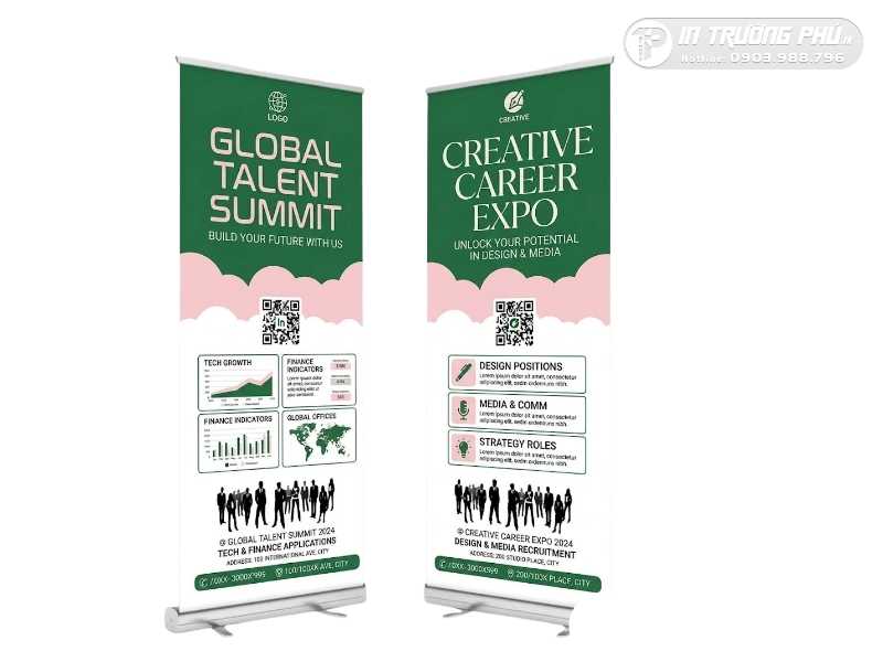 Standee ng&agrave;y hội việc l&agrave;m