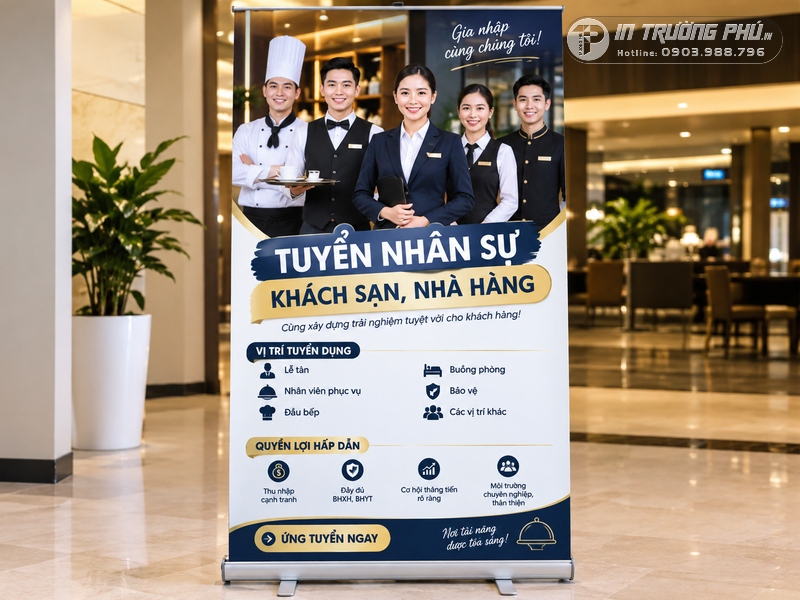Standee ng&agrave;y hội việc l&agrave;m