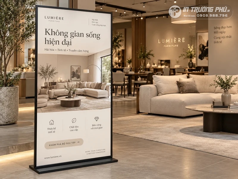 Standee nội thất