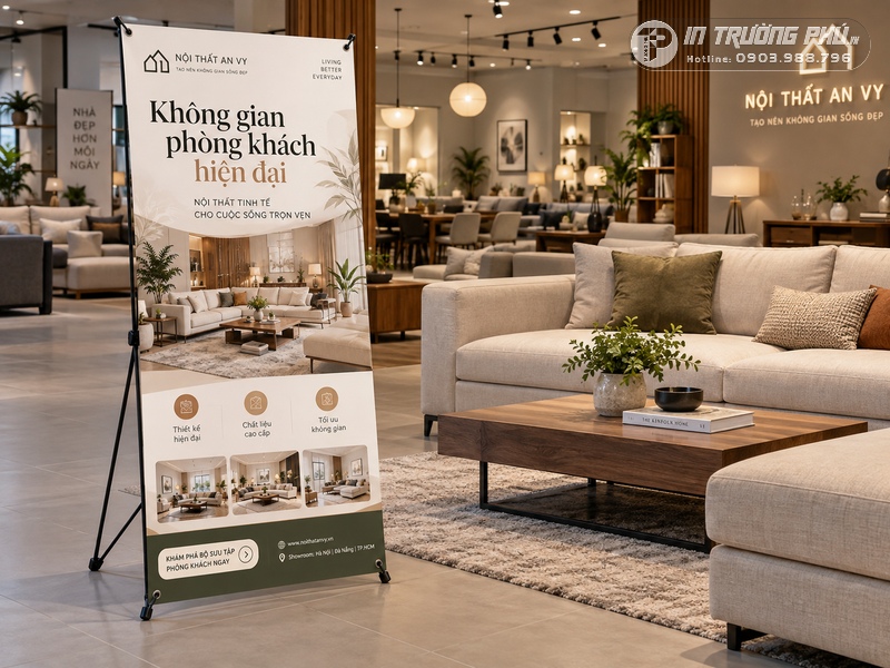 Standee quảng c&aacute;o sản phẩm