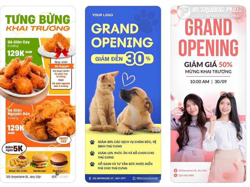 Standee quảng c&aacute;o sản phẩm
