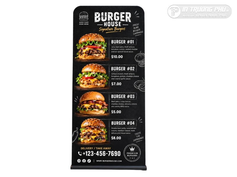 Standee quảng c&aacute;o sản phẩm
