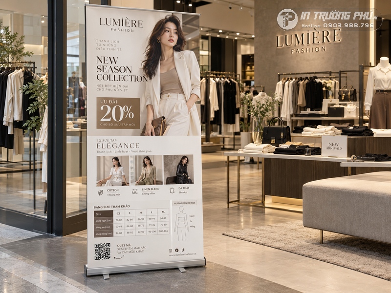 Standee quảng c&aacute;o sản phẩm