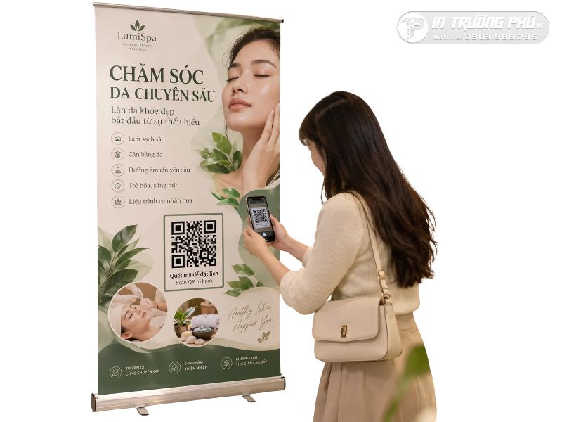 standee quảng c&aacute;o spa