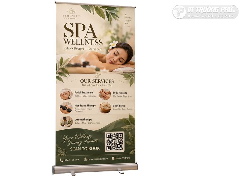 standee quảng c&aacute;o spa