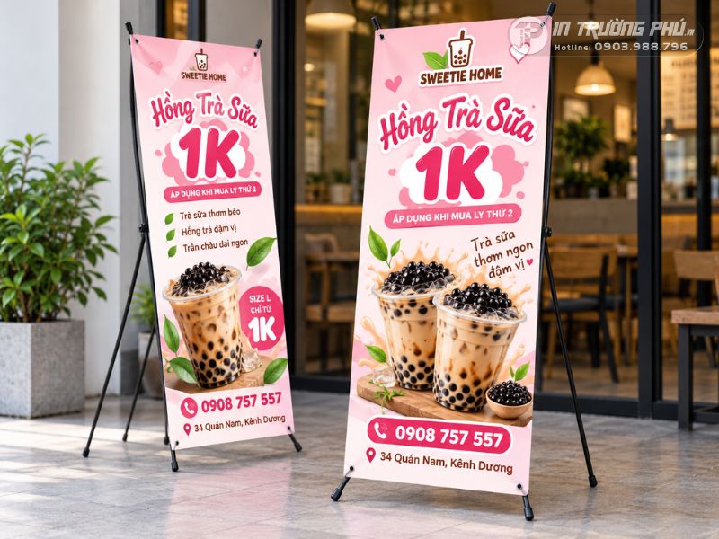 standee quảng c&aacute;o tr&agrave; sữa