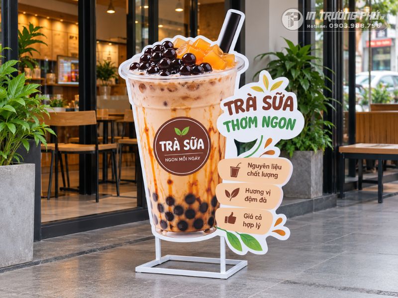 standee quảng c&aacute;o tr&agrave; sữa